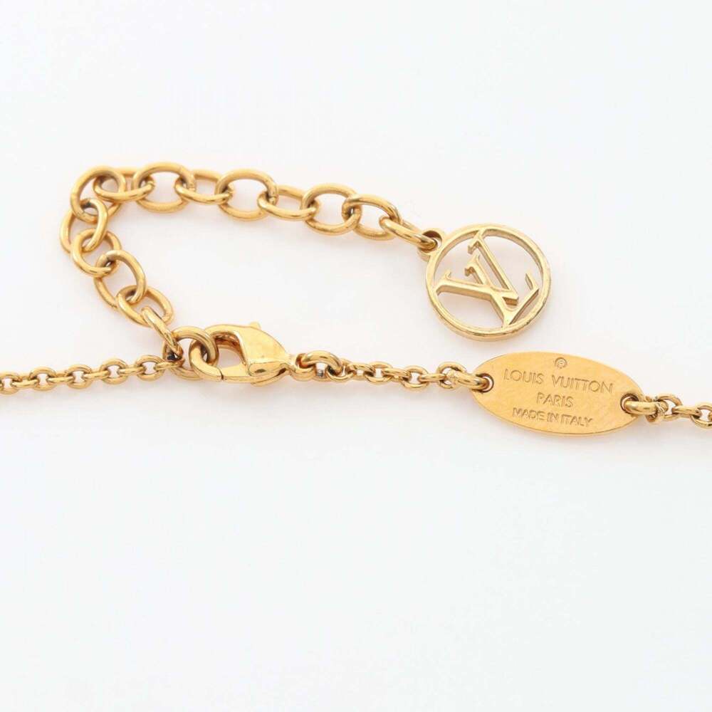 LOUIS VUITTON Gold Necklace - Picture 4 of 7